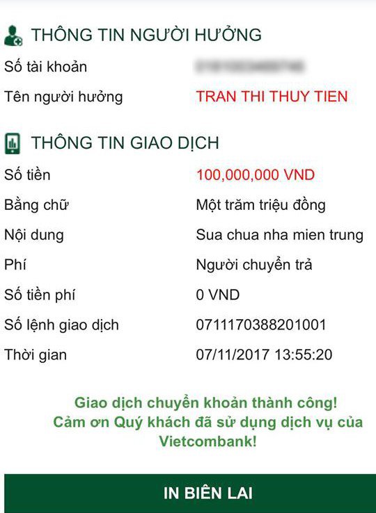 Thủy Tiên chi 100 triệu đồng để ủng hộ đồng bào trong cơn bão Damrey - 2