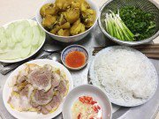 Bếp Eva - Chia sẻ món bún móng giò tự tay nấu, ông bố 4 con được chị em hết lời khen ngợi