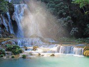 Ảnh đẹp Eva - Kuang Si - thác nước đẹp nhất đất nước Triệu Voi