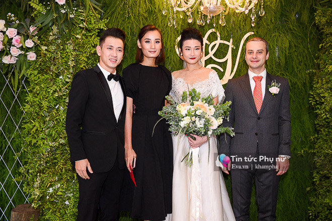 Mẹ con Xuân Lan, vợ chồng Lê Thuý đến mừng đám cưới Kha Mỹ Vân và chồng Tây - 11