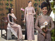 Thời trang - U50 nhưng NSƯT Chiều Xuân đẹp không kém cạnh Thuỷ Tiên khi đụng áo dài gạch bông