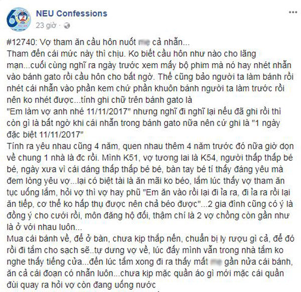 Bi hài thanh niên định cầu hôn bằng cách nhét nhẫn vào bánh nhưng lại bị bạn gái nuốt trôi - 1