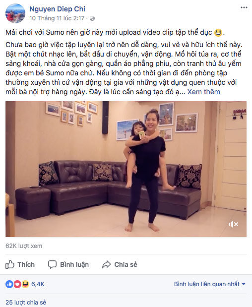 Vì sao clip “tập cardio cải biên từ việc nhà” cho các mẹ bỉm sữa nổi tiếng nhanh không tưởng? - 4
