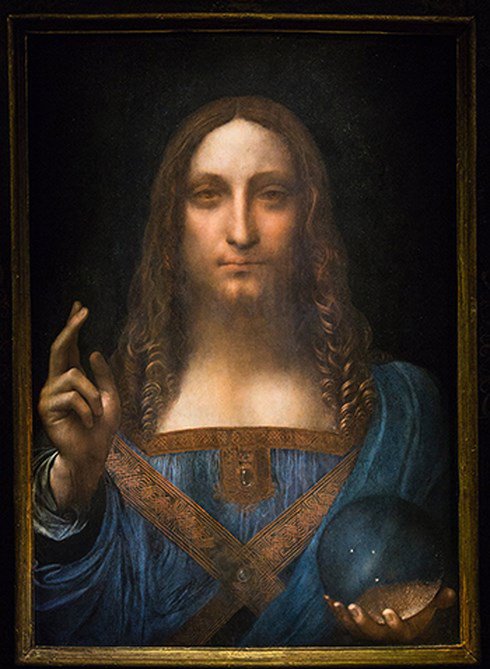 Bức tranh về Chúa Jessus của danh họa Leonardo da Vinci được bán với giá kỷ lục 450 triệu USD - 1