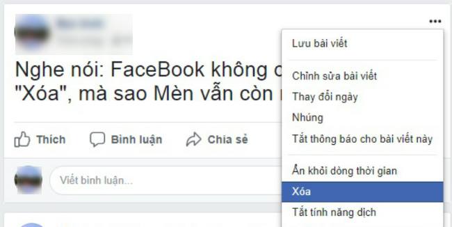 Dân mạng ngỡ ngàng khi biết Facebook sẽ không cho phép người dùng xóa bài viết - 5