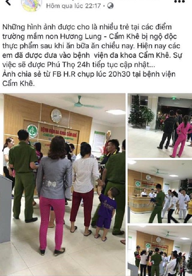 Hơn 100 trẻ mầm non nhập viện trong đêm nghi do ngộ độc sau bữa ăn phụ ở trường - 1
