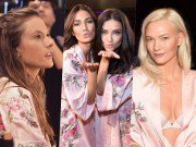 Thời trang - Trước giờ G, dàn chân dài Victoria's Secret vén màn ảnh hậu trường và thảm đỏ, sẵn sàng "chinh chiến"