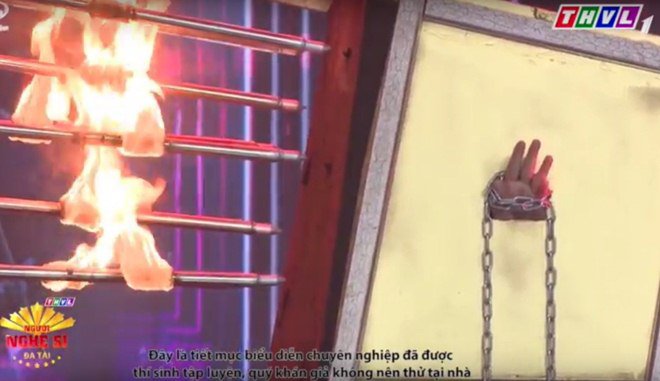 amp;#34;Thần đồng Bé Châuamp;#34; tái xuất, khiến khán giả hốt hoảng vì ảo thuật đâm xuyên người - 6