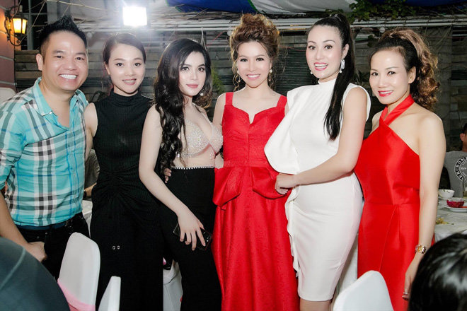 Sao Việt đến chúc mừng sinh nhật công chúa nhà Hoa hậu Bùi Thị Hà - 6