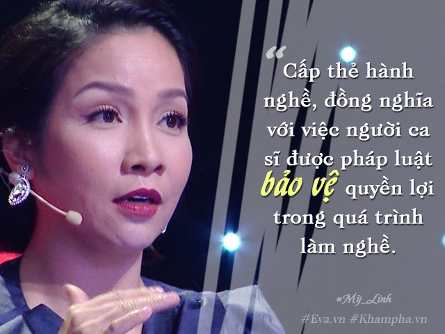 Diva Mỹ Linh thẳng thắn: amp;#34;Cấp thẻ hành nghề để phân biệt ai hát live tốt là không đúngamp;#34; - 1