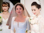 Làng sao - 3 cô dâu cuối năm 2017 và những khoảnh khắc hạnh phúc nhất trong đám cưới của mình