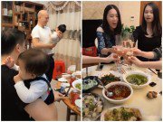 Làm mẹ - Video các bố dỗ dành con nhỏ cho mẹ thoải mái ăn nhậu khiến dân mạng thích thú