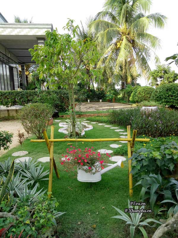 2 thang "tu tay lam het", 9x tay ninh bien manh dat trong thanh khu vuon dep nhu cong vien - 8