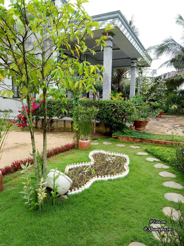 2 thang "tu tay lam het", 9x tay ninh bien manh dat trong thanh khu vuon dep nhu cong vien - 18