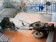 Clip Eva - Xe công nông mất lái "lao như vũ bão", tông sập cổng nhà dân ở Thái Nguyên