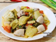 Bếp Eva - Tràng lợn xào dưa chua giòn sần sật, ai ăn cũng phải gật đầu khen ngon