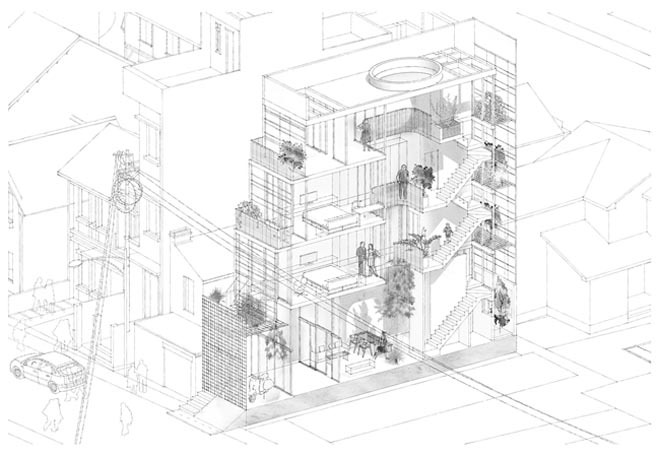 Thiết kế kiểu mới khiến nhà ống mặt phố ở Sài Gòn thoáng đãng đẹp mê li - 3
