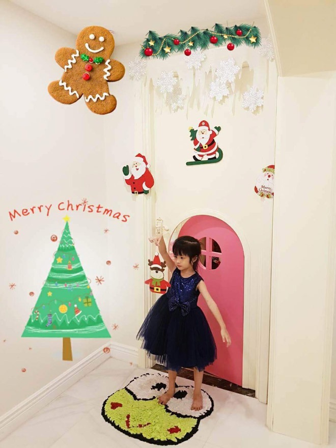 biet thu trieu do cua di bang trang tri giang sinh ruc ro - 7