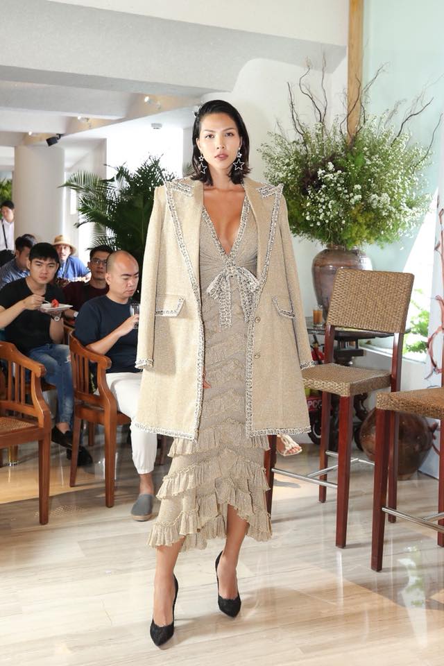 Dù chân ngắn, Hari Won vẫn không lép vế trước HH Kỳ Duyên và Minh Triệu khi đụng váy - 7