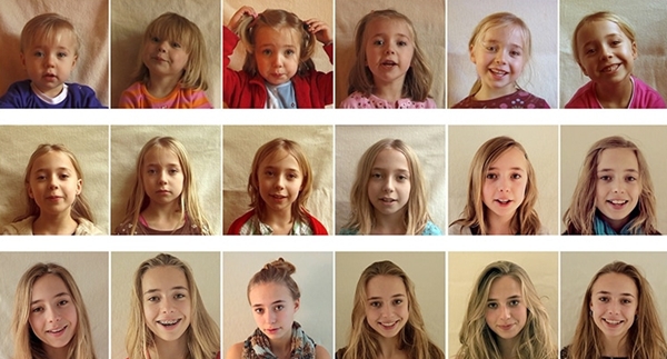 Ông bố trẻ quay hình con gái đều đặn 1 lần/ tuần, hình ảnh cuối khiến dân mạng ngỡ ngàng - 2