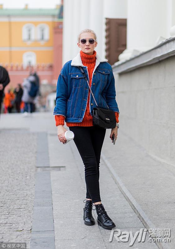 Mùa đông, áo khoác bò từ Á sang Âu nhìn đâu cũng thấy - 4