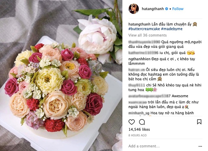 Không ngờ, 3 năm sau amp;#34;tai nạnamp;#34; bánh kem, Hà Tăng đã làm được chiếc bánh xuất sắc này - 2