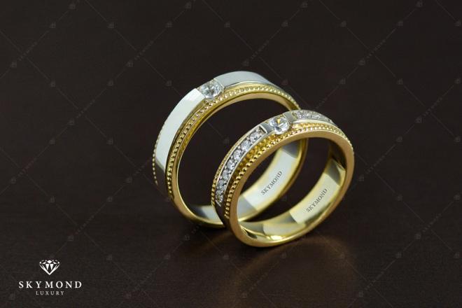 Sức quyến rũ của xu hướng nhẫn cưới phối màu “độc” nhất 2018 - 5