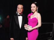 Làng sao - Angela Phương Trinh lộng lẫy bên tài tử TVB Âu Dương Chấn Hoa khiến fan thích thú