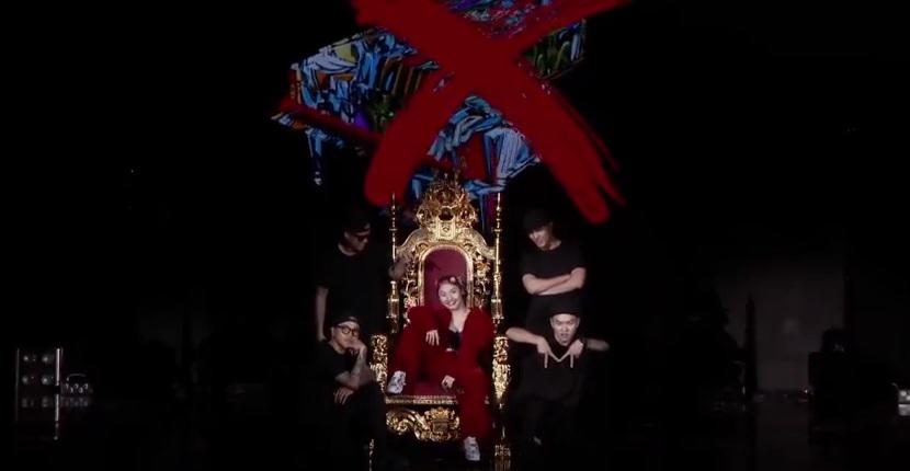 Miu Lê ngồi chồm hỗm trên ghế hát amp;#39;đá xoáyamp;#39; Dương Cầm sau cuộc amp;#39;khẩu chiếnamp;#39; - 4