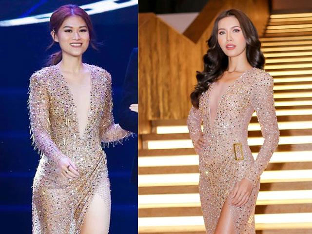 Ngọc Thanh Tâm phải mang giày cao đến 20cm để diện lại chiếc váy của Minh Tú - 5