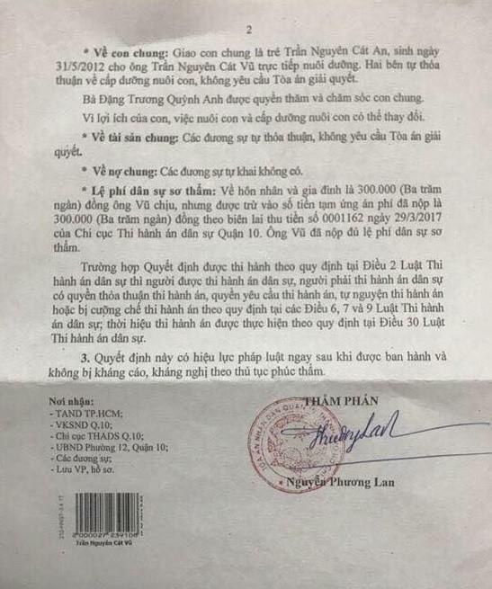 Rò rỉ đơn ly hôn chính thức từ tháng 5 của Tim và Trương Quỳnh Anh - 2