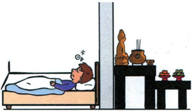 Phòng ngủ mà bố trí ngay sát phòng thờ: Bất lợi đủ đường - 1