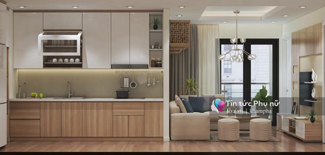 thiet ke "chuan" cho can ho chung cu nho 60 - 70m² de song vua thoai mai lai tien nghi - 4