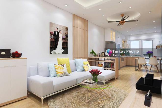 thiet ke "chuan" cho can ho chung cu nho 60 - 70m² de song vua thoai mai lai tien nghi - 13