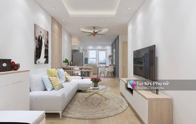 thiet ke "chuan" cho can ho chung cu nho 60 - 70m² de song vua thoai mai lai tien nghi - 14