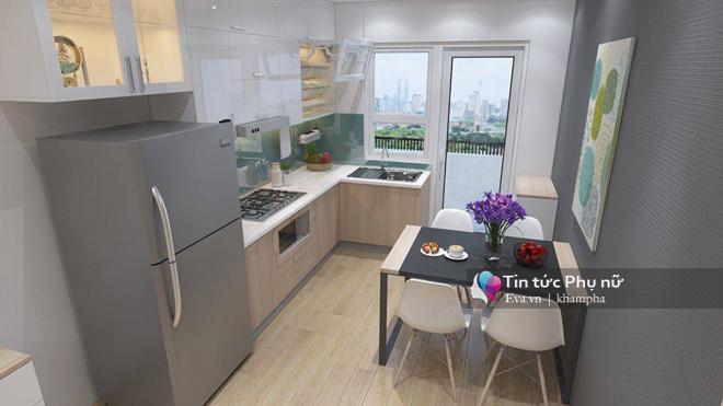 thiet ke "chuan" cho can ho chung cu nho 60 - 70m² de song vua thoai mai lai tien nghi - 17