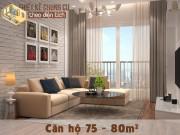 Nhà đẹp - Thiết kế căn hộ chung cư 75 - 80m² đẹp "không góc chết"