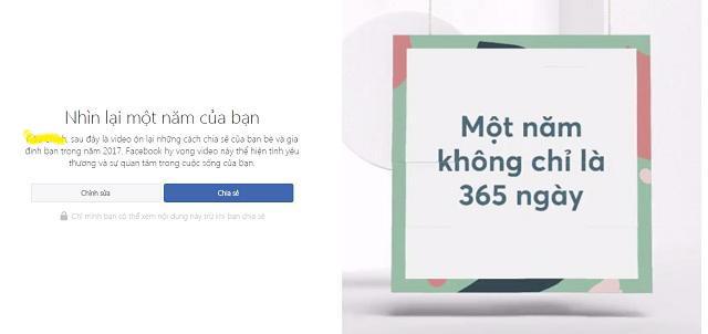 Facebook tạo video tổng kết năm 2017 cho người dùng siêu yêu - 2