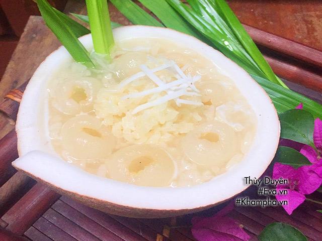 Chè nếp nhãn lồng nóng hổi ngày đông