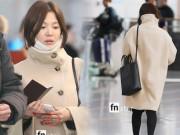 Làng sao - Không có Song Joong Ki, bắt gặp Song Hye Kyo phờ phạc xuất hiện tại sân bay