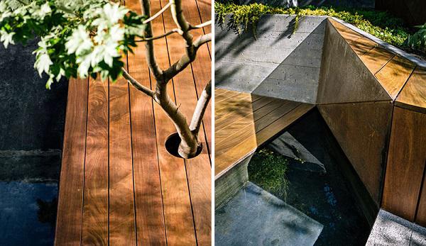 la mat voi san trong sau nha duoc cai tao thanh vuon bac thang dep khong the roi mat - 8