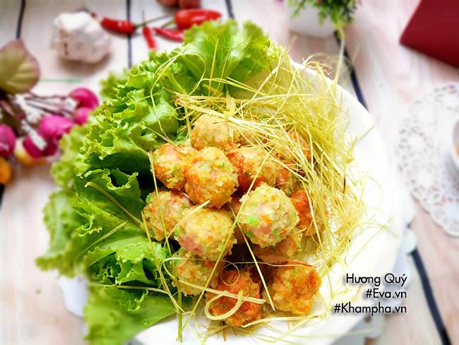 Chả tôm thịt nhân phô mai chiên giòn rụm bé nào cũng mê - 10