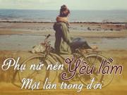 Eva Yêu - Phụ nữ nên yêu lầm ít nhất một lần trong đời