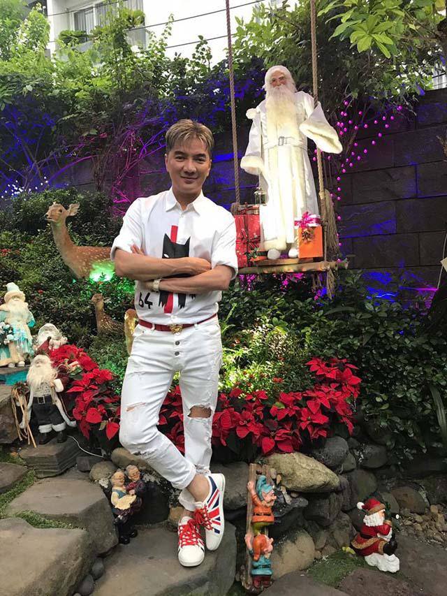 khong gian giang sinh cuc ki hoanh trang trong biet thu trieu do cua dam vinh hung - 13