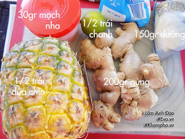 Kẹo gừng thơm phức, dẻo ngon đãi khách ngày Tết - 1