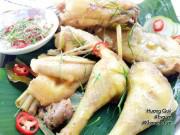 Bếp Eva - Gà hấp muối sả gói lá chuối ngon miệng