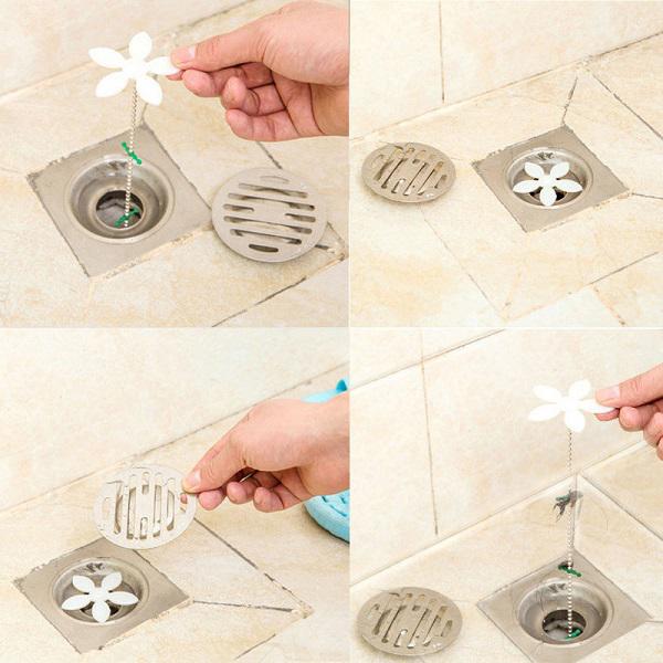Bông hoa bẫy tóc: Món đồ thu sạch tóc rụng nhà tắm, chống tắc cống cực hay cho chị em - 12