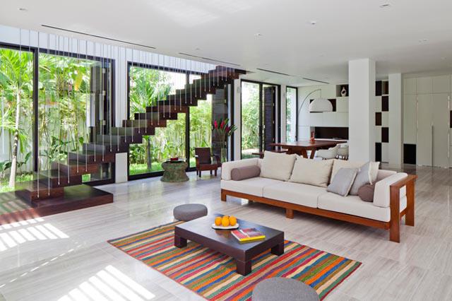 thay tuong tho cung bang vuon treo, biet thu viet dep ngo nhu o troi tay - 10