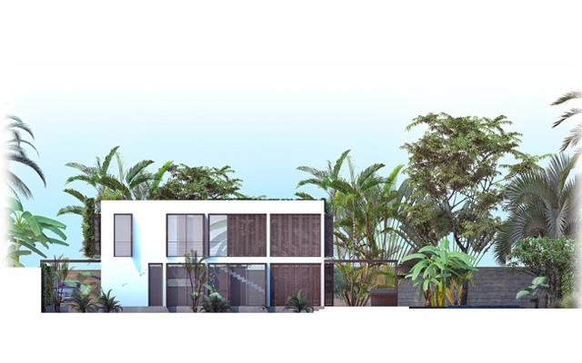 thay tuong tho cung bang vuon treo, biet thu viet dep ngo nhu o troi tay - 20