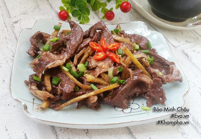 Tim lợn rang gừng đậm đà, trôi cơm ngày lạnh - 8